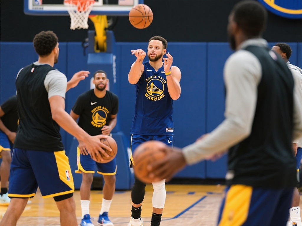 不仅仅是库里，勇士队整体在赛前的备战氛围